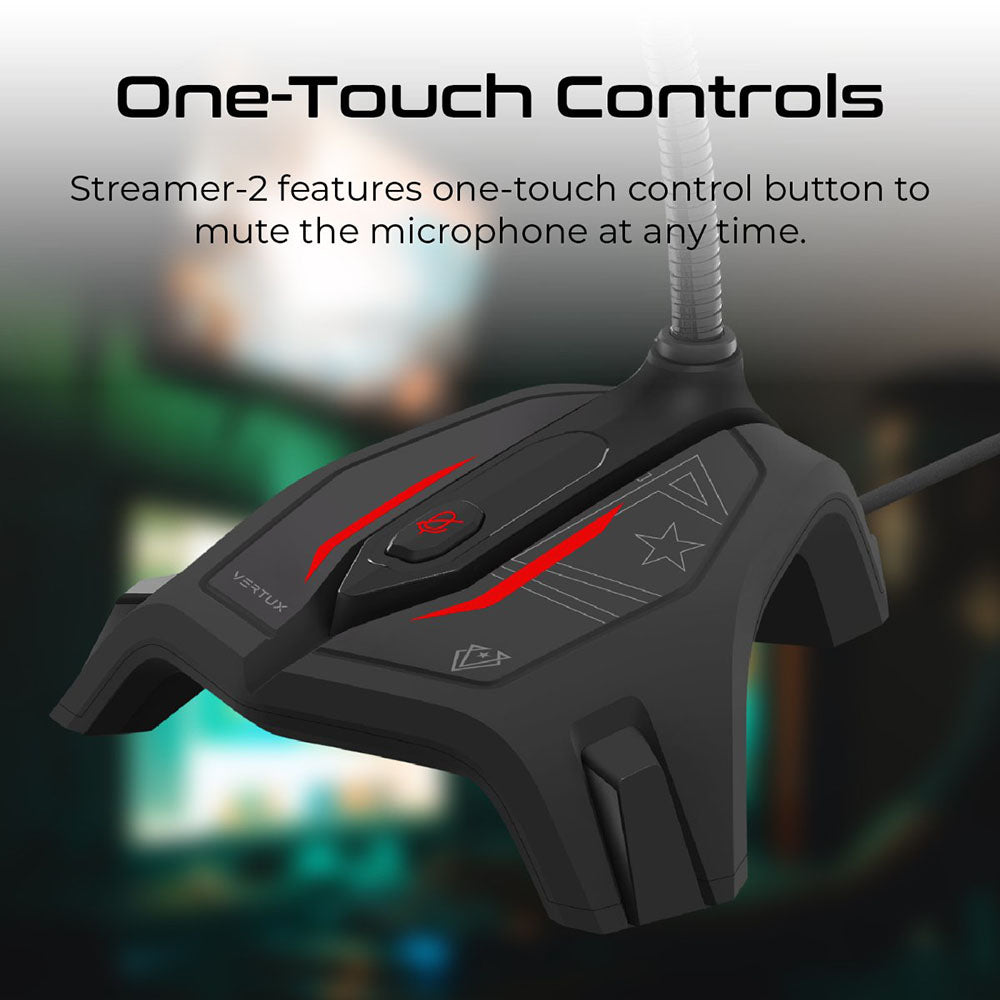 Vertux Streamer-2 Gaming Microphone (4847339602020) Vertux Streamer-2 Gaming Microphone (4847339602020)